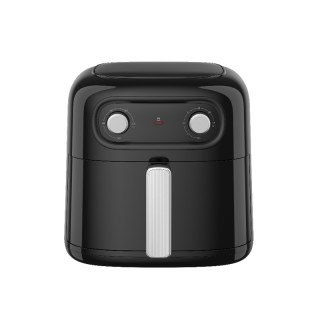 Black knob controls non-stick air fryer