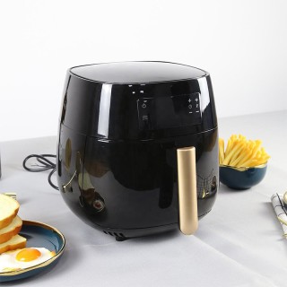 Black smart non-stick electric air fryer