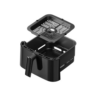 Transparent lid multifunctional household air fryer