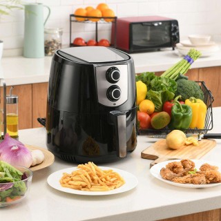 High-quality dual-knob mechanical air fryer