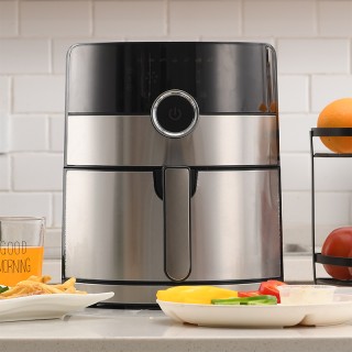 Modern stainless steel single-cooker air fryer