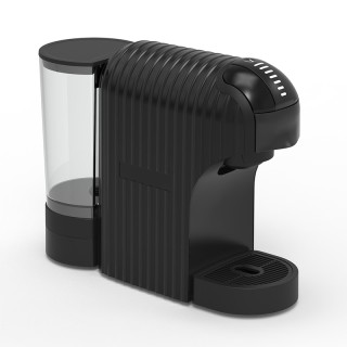 Black professional smart capsule coffee machine