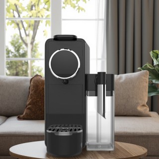 Minimalist design stainless steel capsule coffee machine
