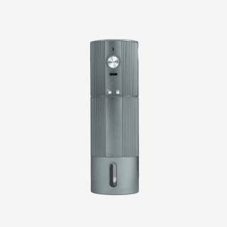 Aluminum rechargeable electric coffee bean grinder