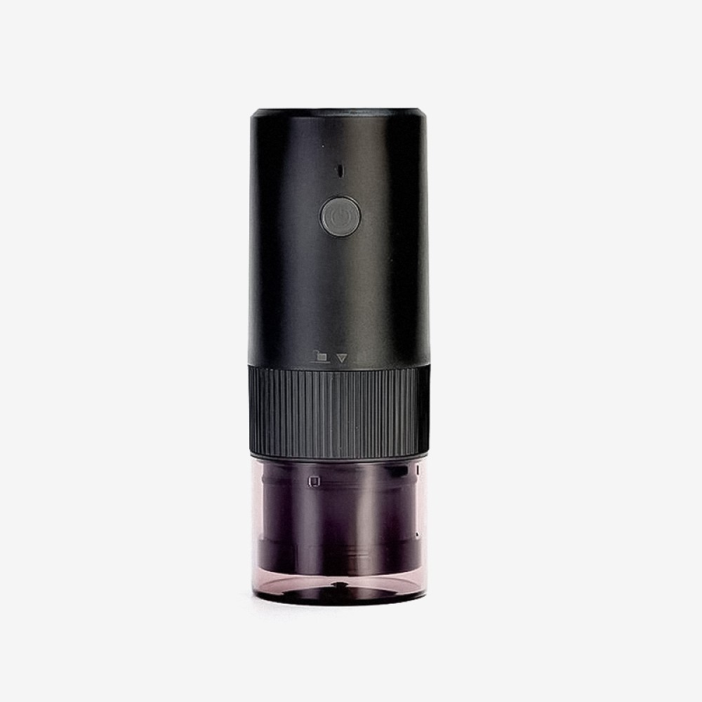 Black small electric coffee bean grinder