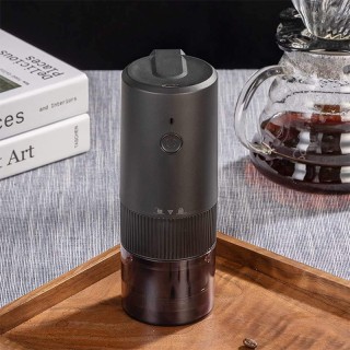 Black small electric coffee bean grinder