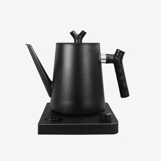 Multi-purpose black gooseneck electric kettle