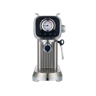 Silver multi-functional espresso machine