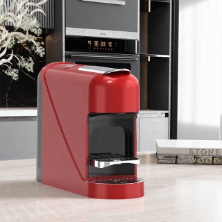 Red modern electric espresso machine