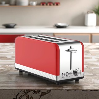 Pop-up stainless steel electric toaster