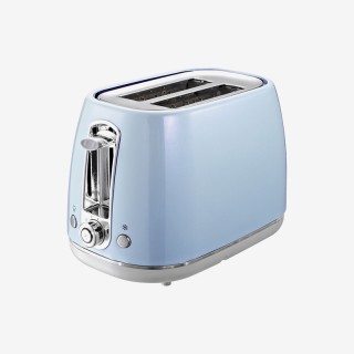 Stainless steel household 2-slice toaster