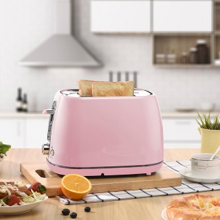 Stainless steel household 2-slice toaster